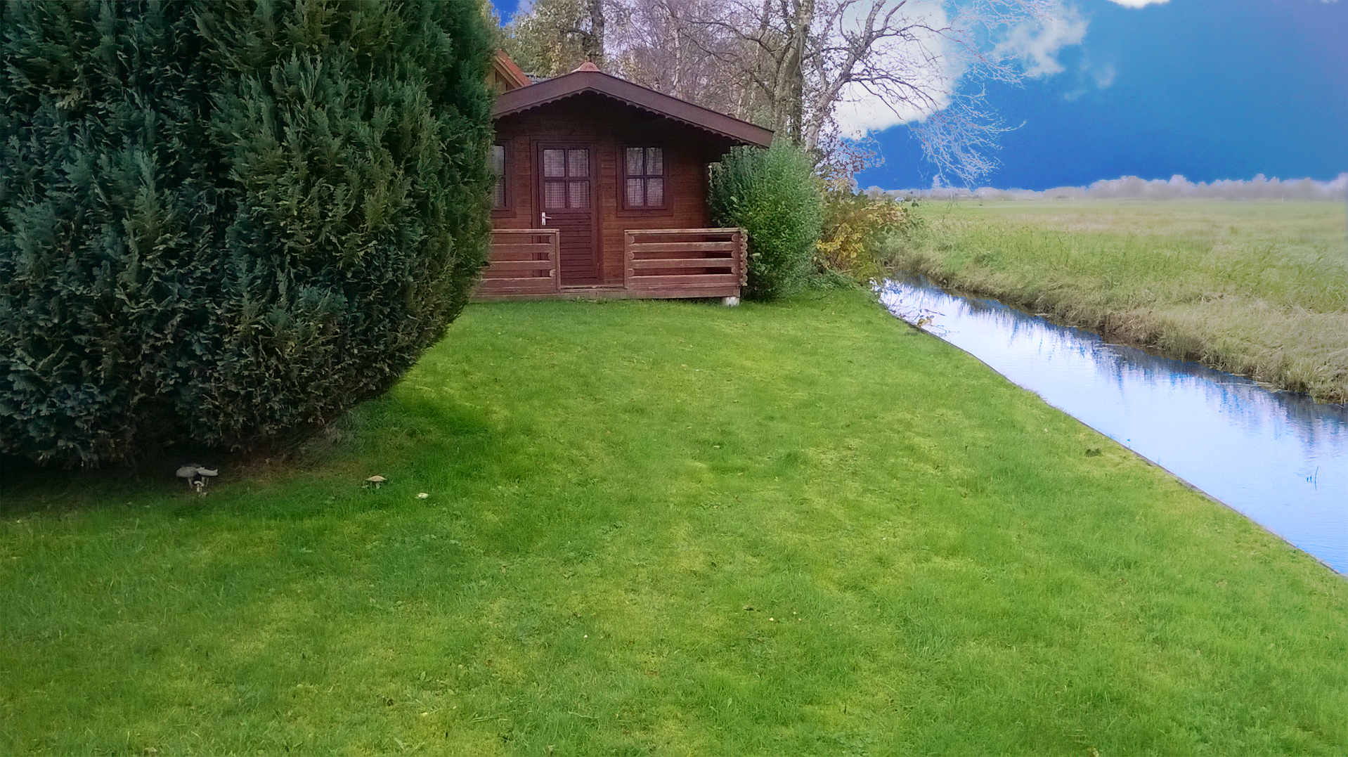 Ferienhaus Hinteransicht